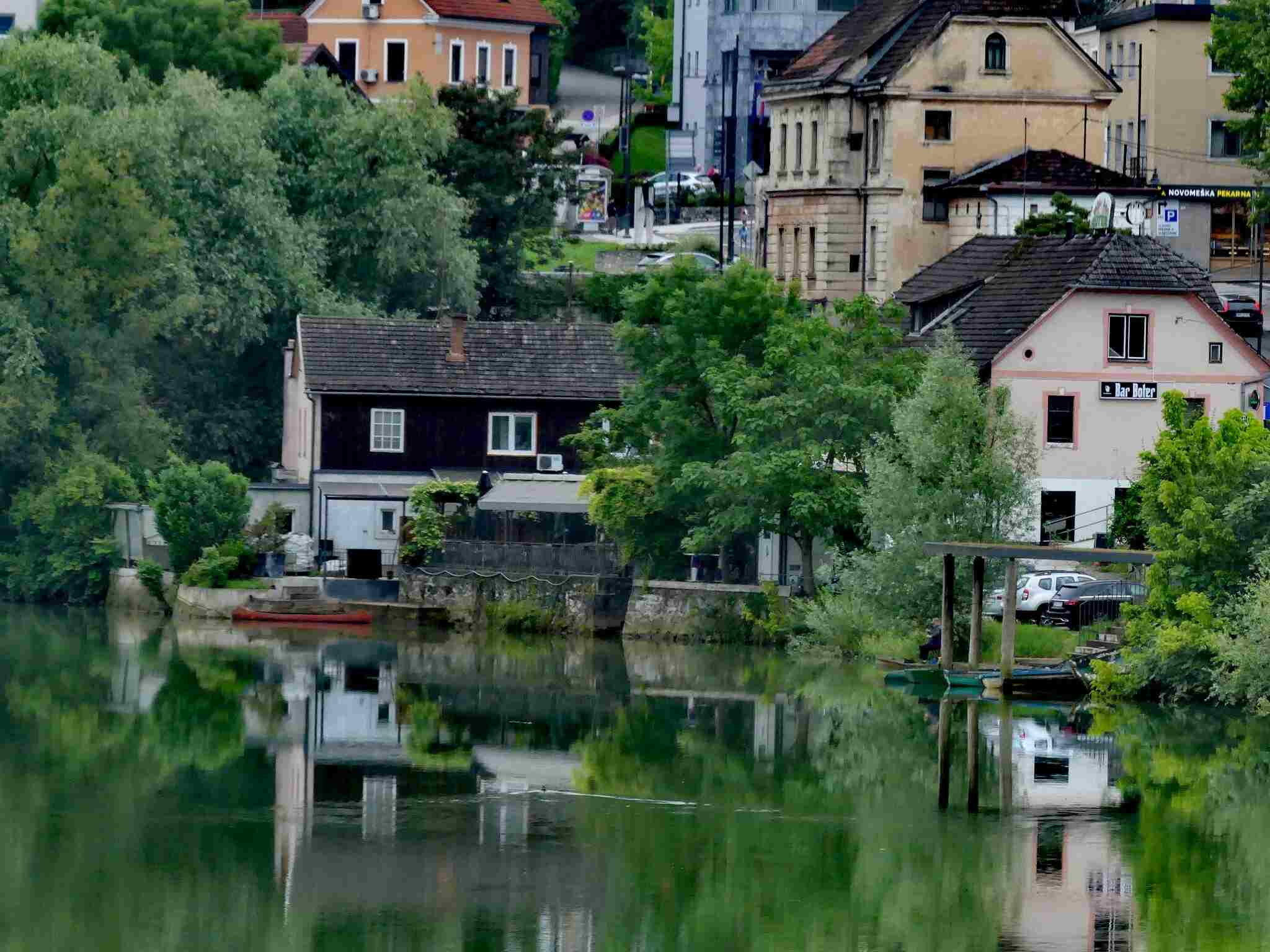 Houses along the river